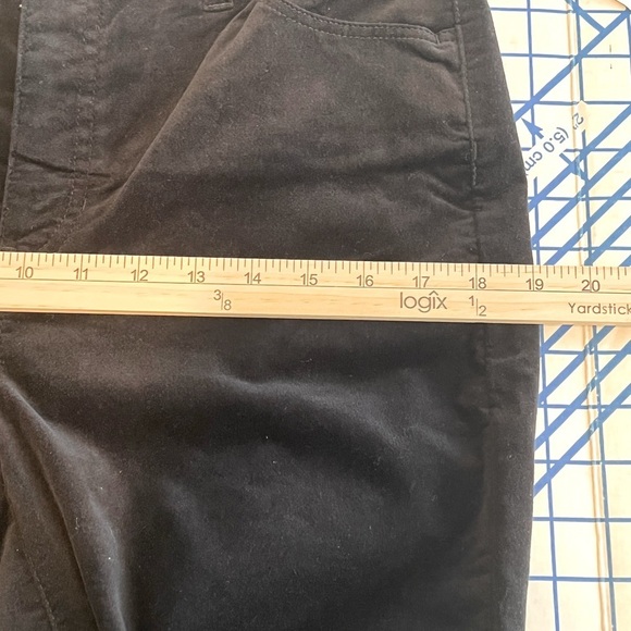 NWT TALBOTS FLAWLESS HI RISE STRAIGHT LEG BLACK VELVET 5pk PANTS SZ 10p - Picture 7 of 10